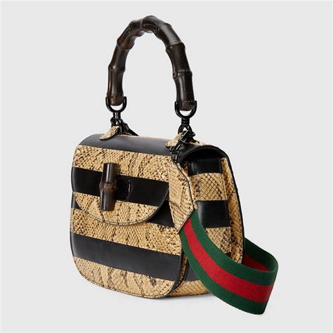 gucci bamboo python backpack|Gucci Bamboo 1947 Ultimate Review: Sizes, Prices, What Fits.